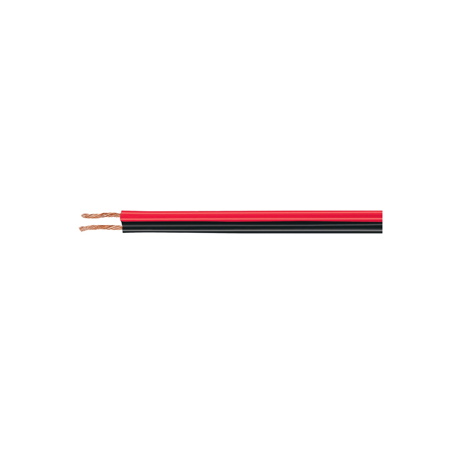 CABO-18B Rollo de 100 m de cable polarizado bicolor p/bocina 18 AWG