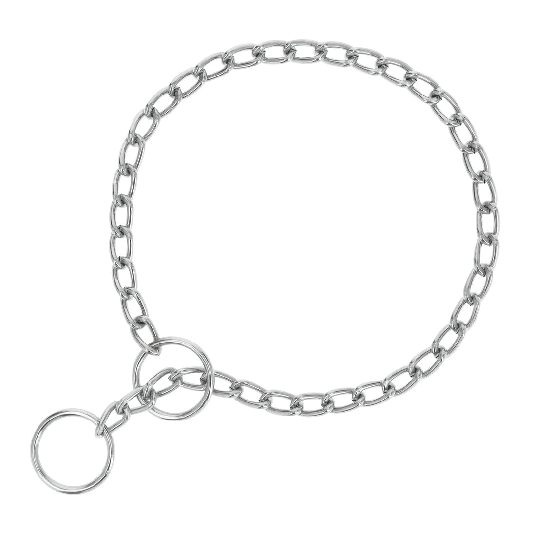 CACA-25 Collar de entrenamiento para perro, 45 cm, eslabón 2.5 mm