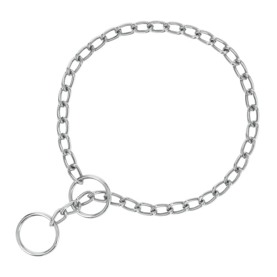 CACA-25 Collar de entrenamiento para perro, 45 cm, eslabón 2.5 mm