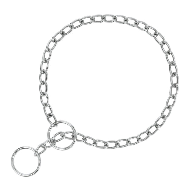 CACA-25 Collar de entrenamiento para perro, 45 cm, eslabón 2.5 mm