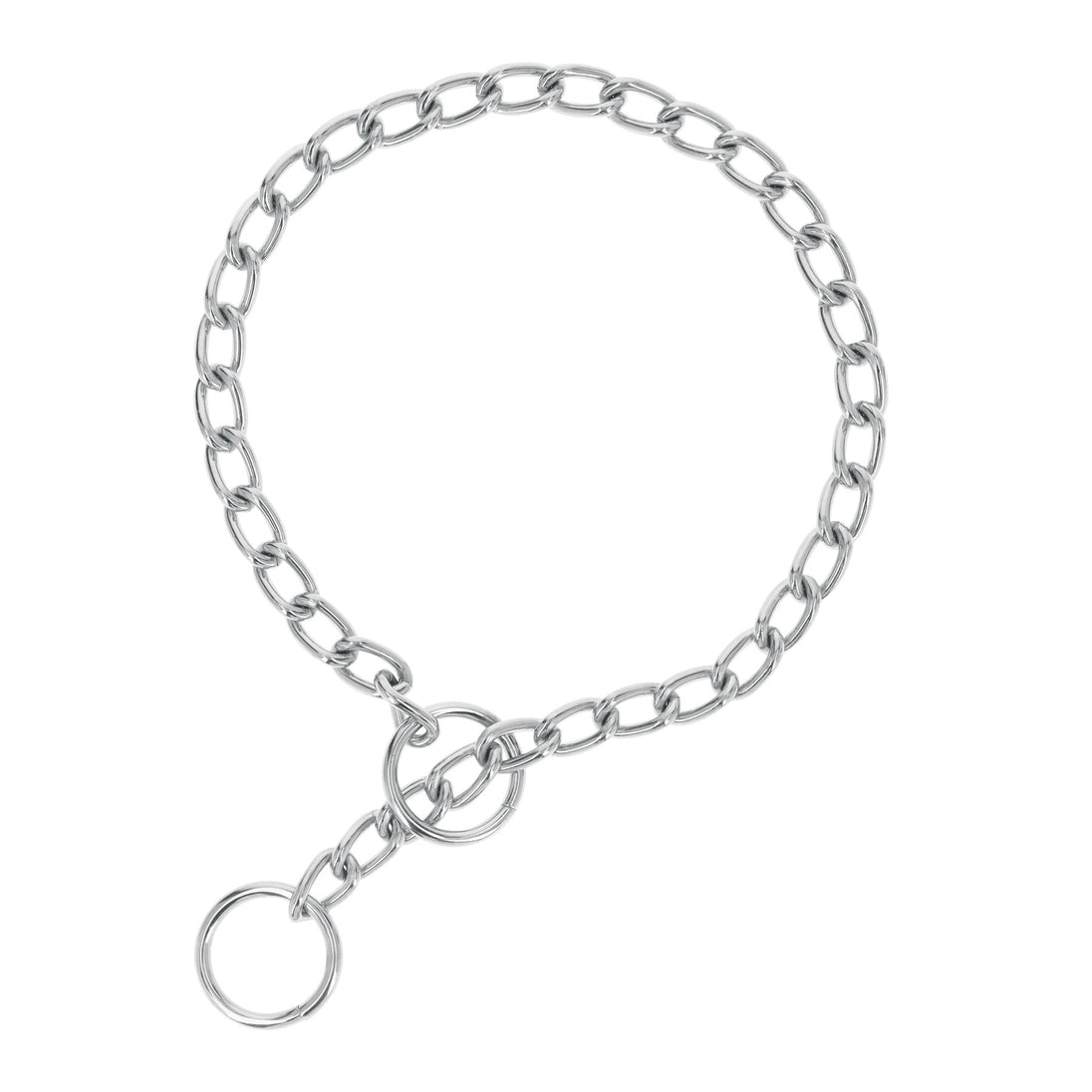 CACA-30 Collar de entrenamiento para perro, 50 cm, eslabón de 3 mm
