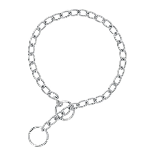 CACA-30 Collar de entrenamiento para perro, 50 cm, eslabón de 3 mm