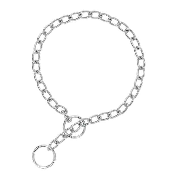 CACA-30 Collar de entrenamiento para perro, 50 cm, eslabón de 3 mm