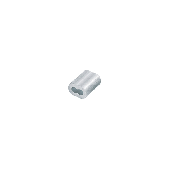 CAD-1/8 Bolsa con 50 casquillos dobles de aluminio, 1/8", FIERO