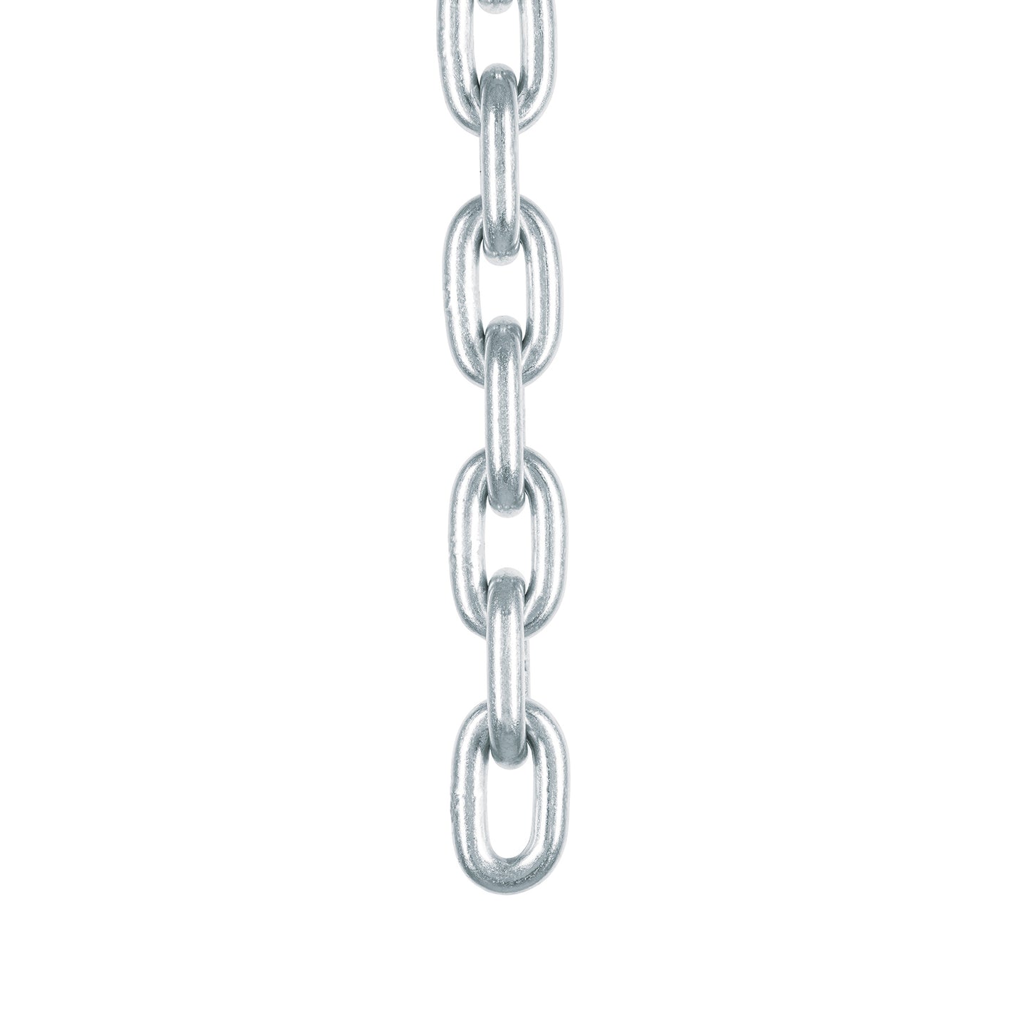 CAGA-1/2 Metro de cadena galvanizada de 1/2", 5 m en cubeta, FIERO