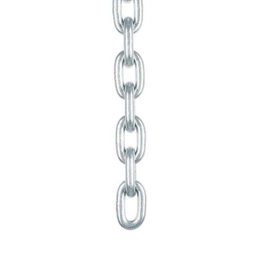 CAGA-1/2 Metro de cadena galvanizada de 1/2", 5 m en cubeta, FIERO