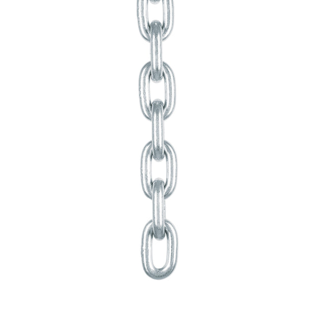 CAGA-1/2 Metro de cadena galvanizada de 1/2", 5 m en cubeta, FIERO