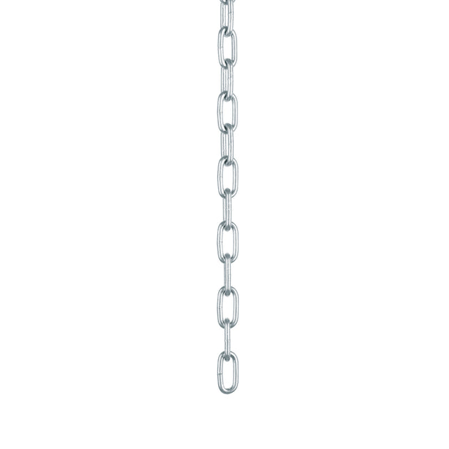 CAGA-1/8 Metro de cadena galvanizada de 1/8", 75 m en cubeta, FIERO