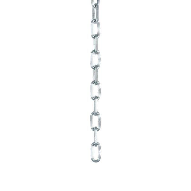 CAGA-3/16 Metro de cadena galvanizada de 3/16", 65 m en cubeta, FIERO