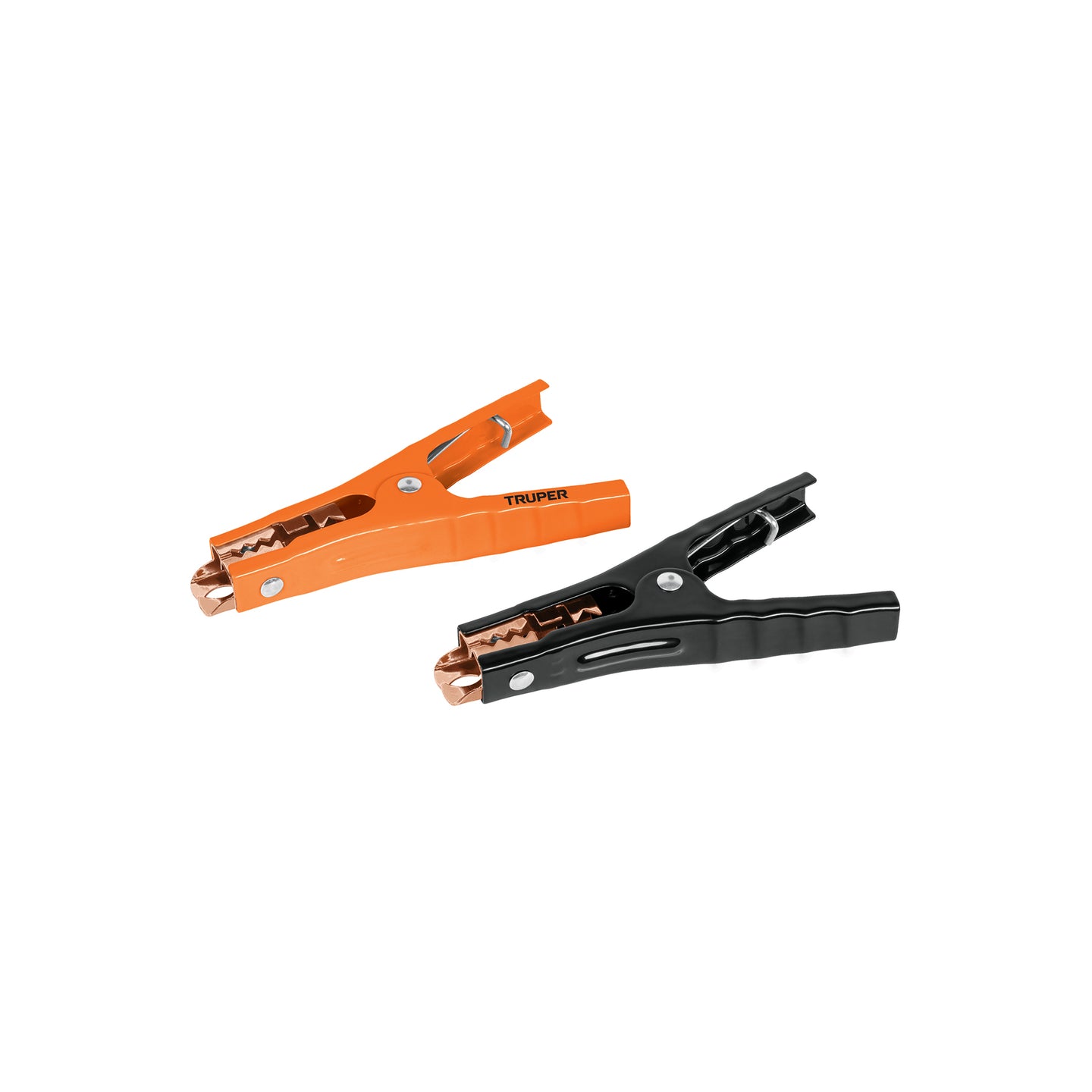 CAIMAN-T Blíster con 2 caimanes para cables pasa corriente, Truper
