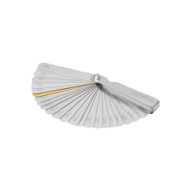 CAL-32 Calibrador de 32 hojas std / mm, Truper