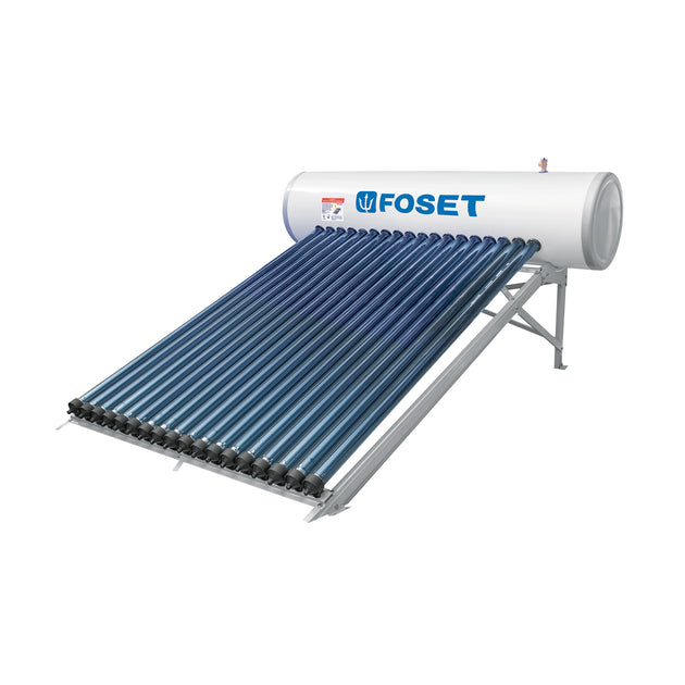 CALE-18HS Calentador solar HeatPipe, 18 tubos, 200L, 5 personas, FOSET