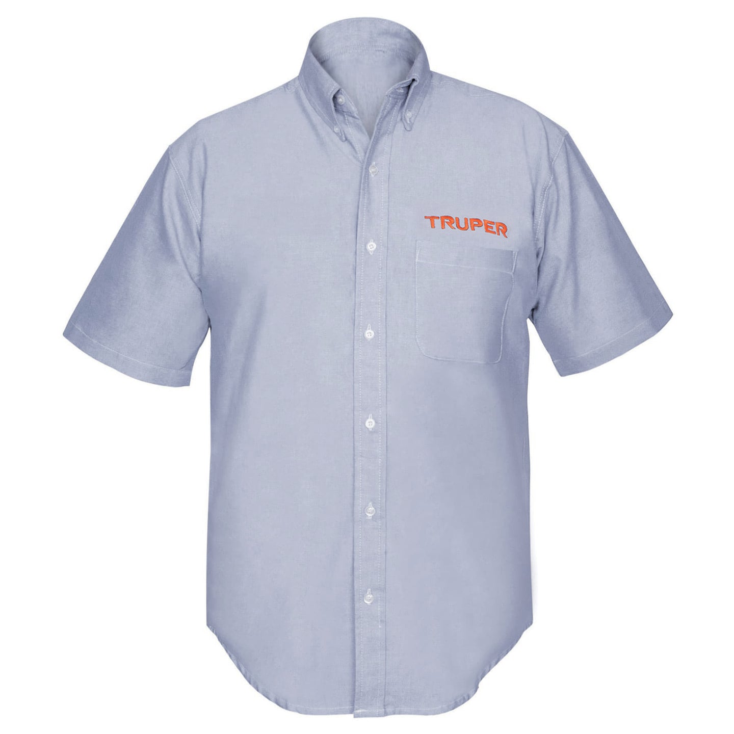 CAM-AZ-CXL Camisa manga corta para hombre, azul, EG, Truper