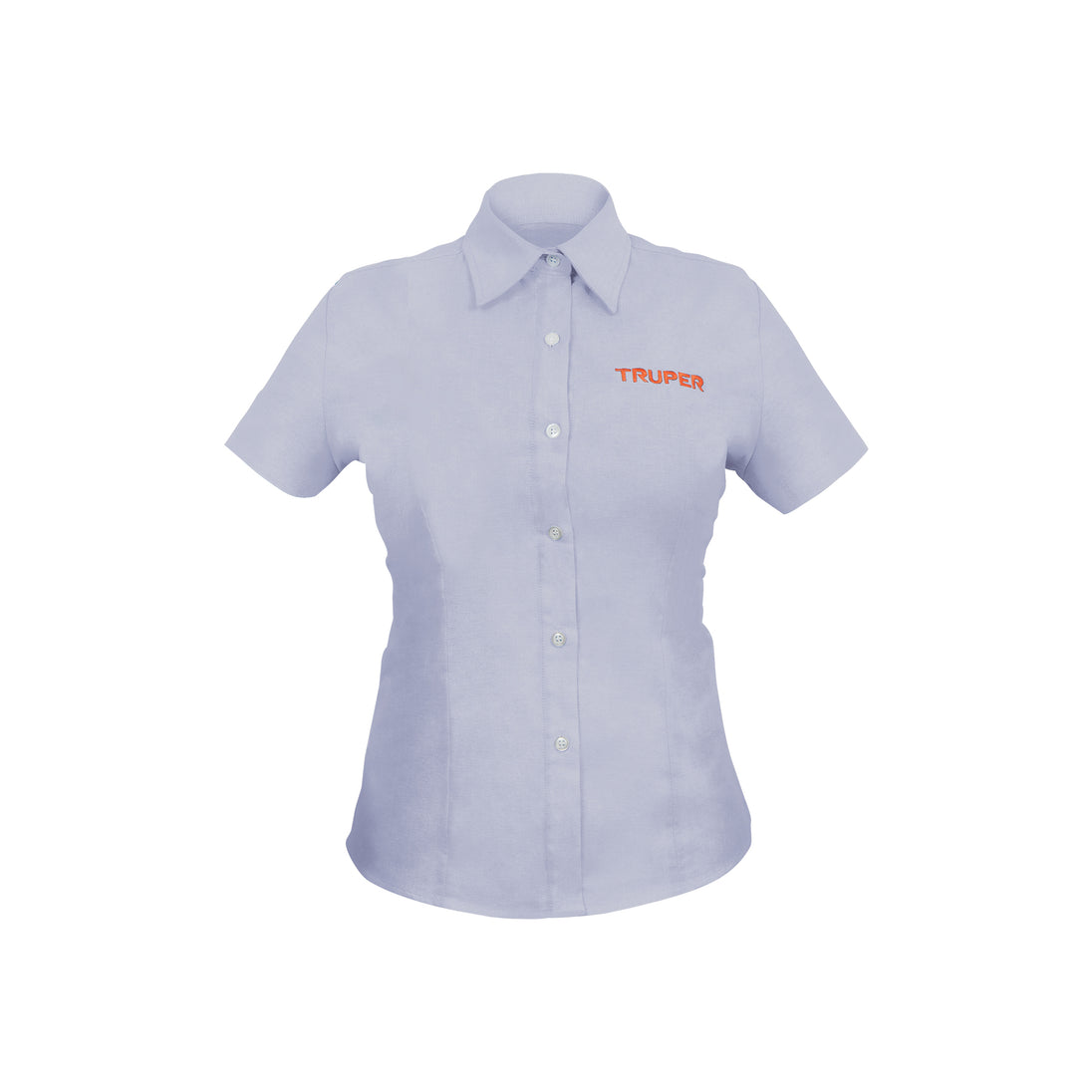 CAM-AZ-DCL Camisa manga corta para mujer, azul, G, Truper