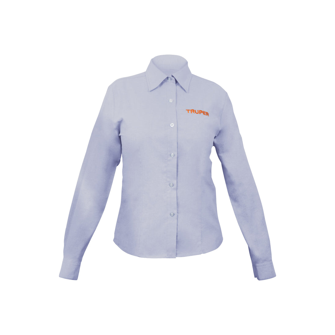 CAM-AZ-DLS Camisa manga larga para mujer, azul, CH, Truper