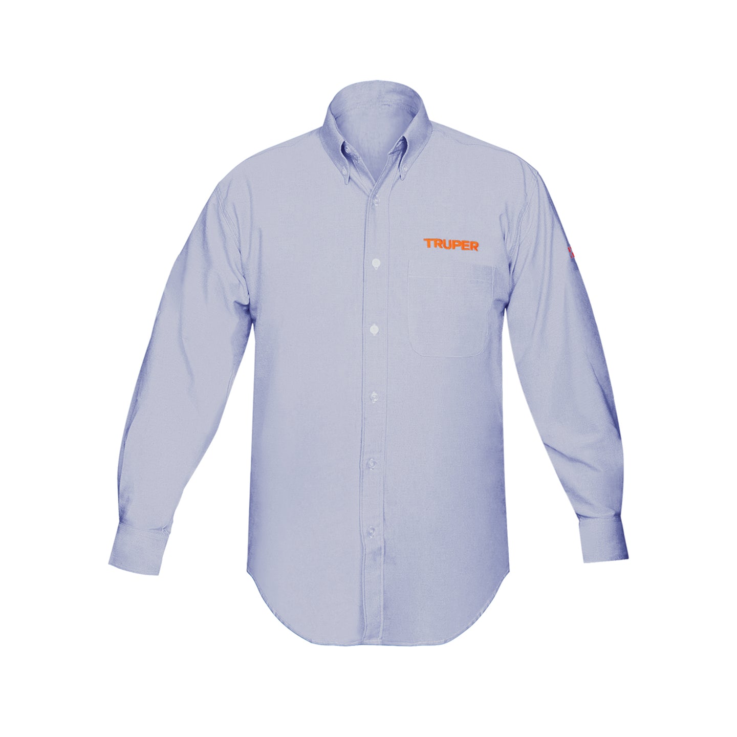 CAM-AZ-LL Camisa manga larga para hombre, azul, G, Truper