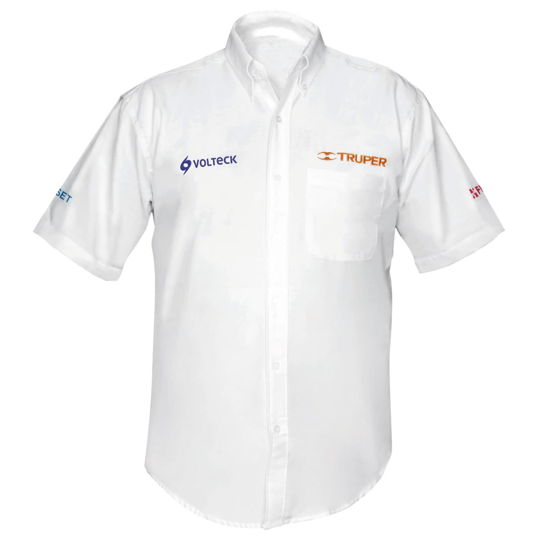 CAM-BCO-CM Camisa manga corta para hombre, blanca, M, Truper