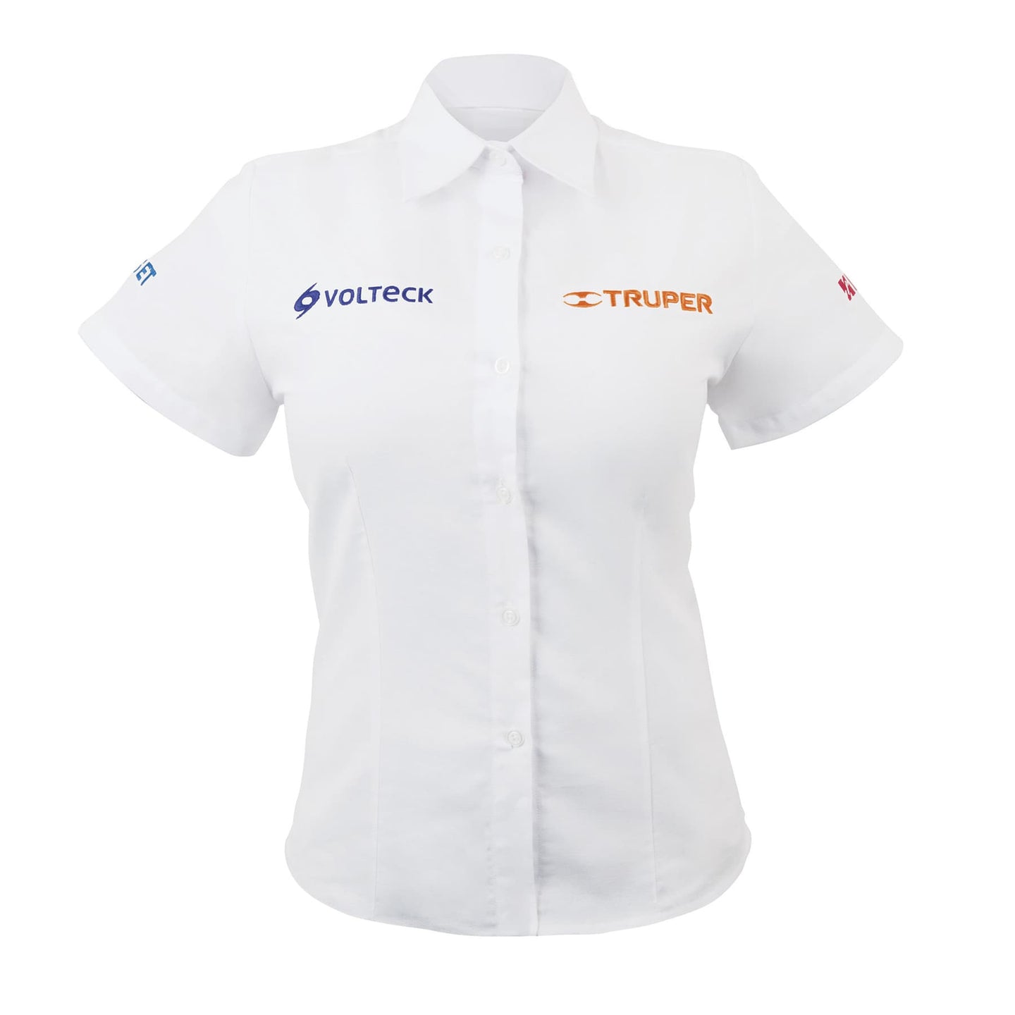 CAM-BCO-DCXL Camisa manga corta para mujer, blanca, EG, Truper