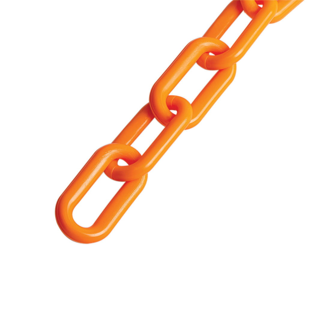 CAPL-8A Metro de cadena de 8 mm de plástico naranja, carrete de 25 m