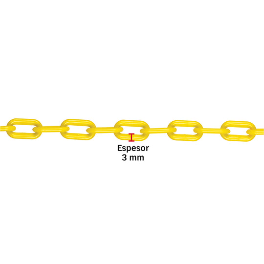 Cadenilla Plástica Roja 8mm Fiero CAPL-8MB | Delimitación Zonas