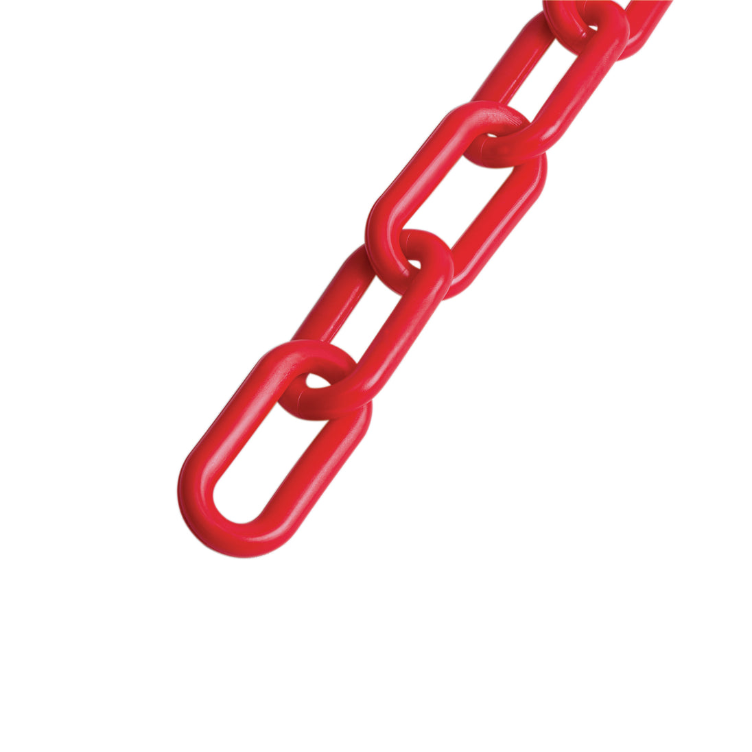 CAPL-8R Metro de cadena de 8 mm de plástico roja, carrete de 25 m