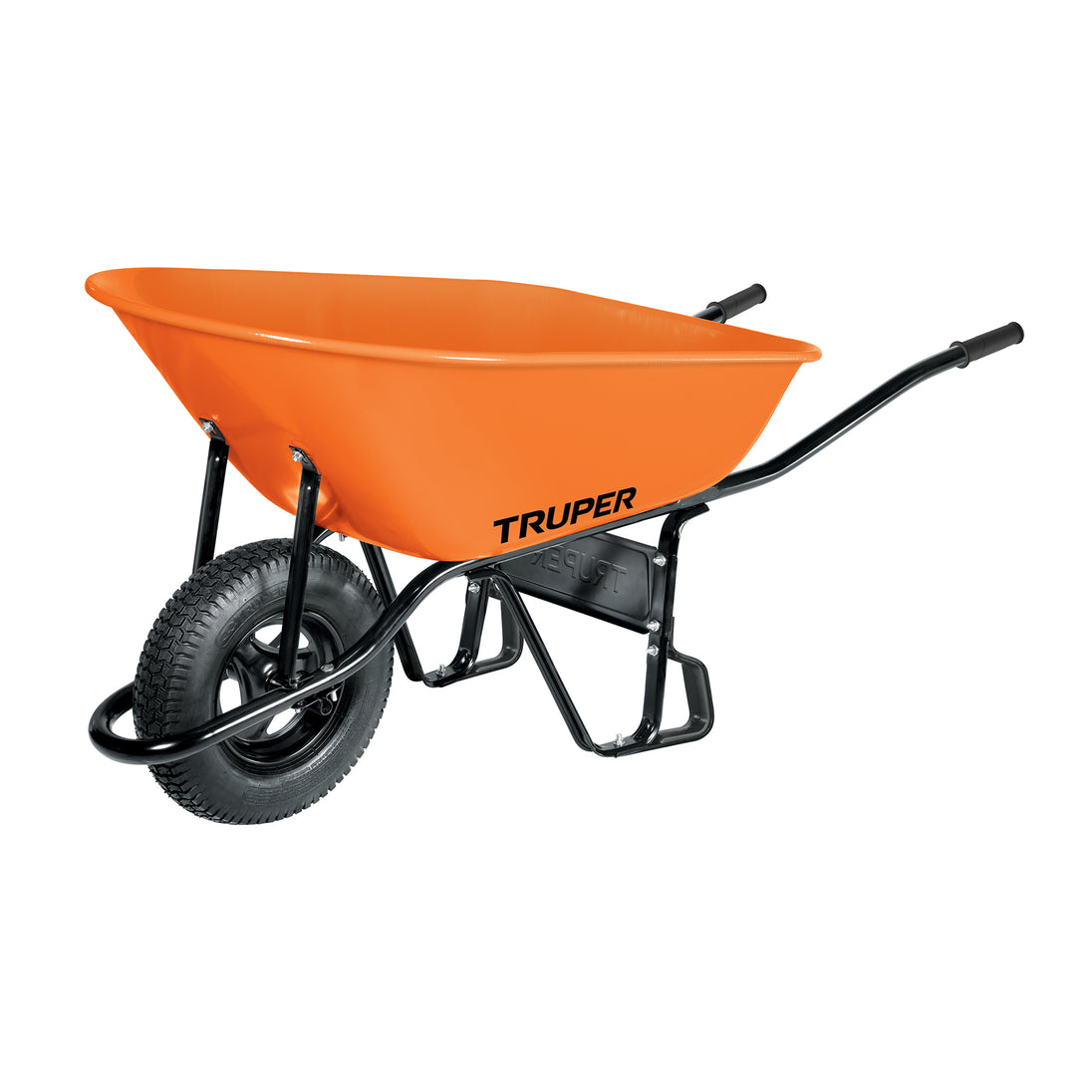 CAR-81 Carretilla 8 ft3 Neumática, bastidor tubular, Truper