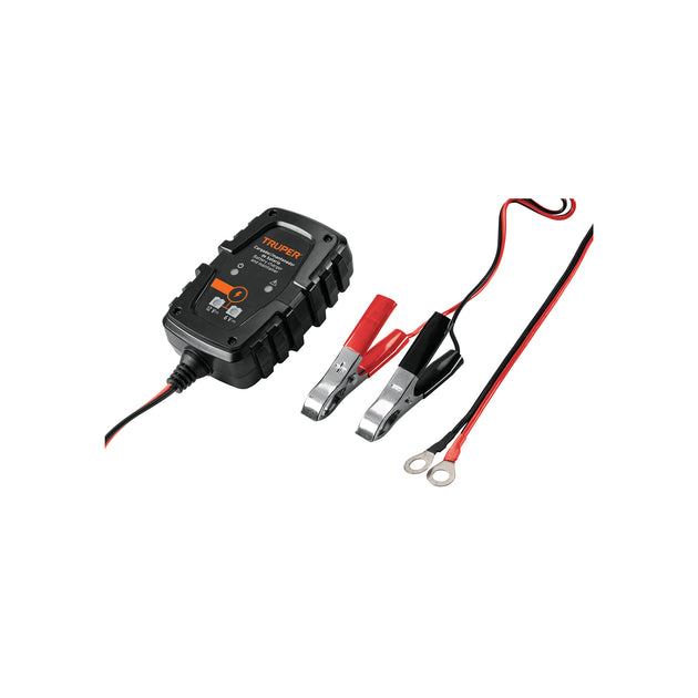CARBA-1 Cargador / mantenedor de 1 A para baterías de 6/12V, TRUPER