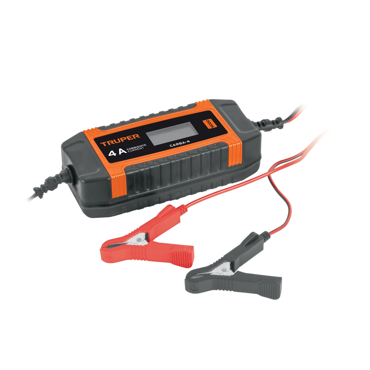 CARBA-4 Cargador / mantenedor de 4 A para baterías de 6V/12V, TRUPER