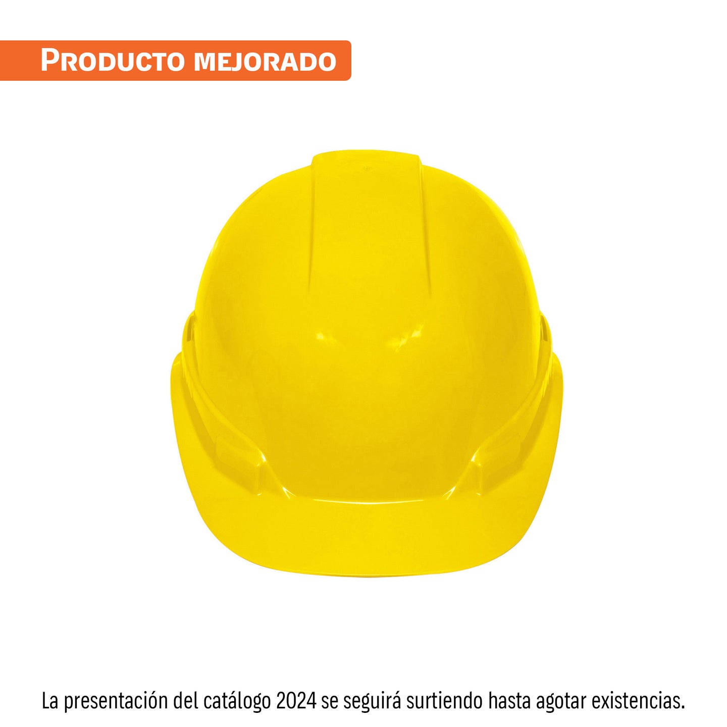 CAS-A Casco de seguridad, ajuste de matraca, amarillo, Truper