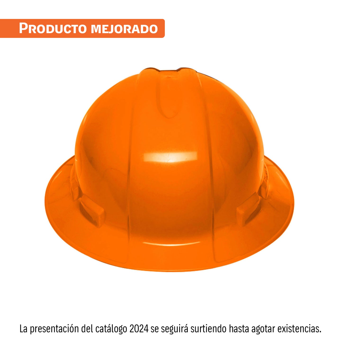 CAS-NX Casco de seguridad ala ancha, naranja, Truper