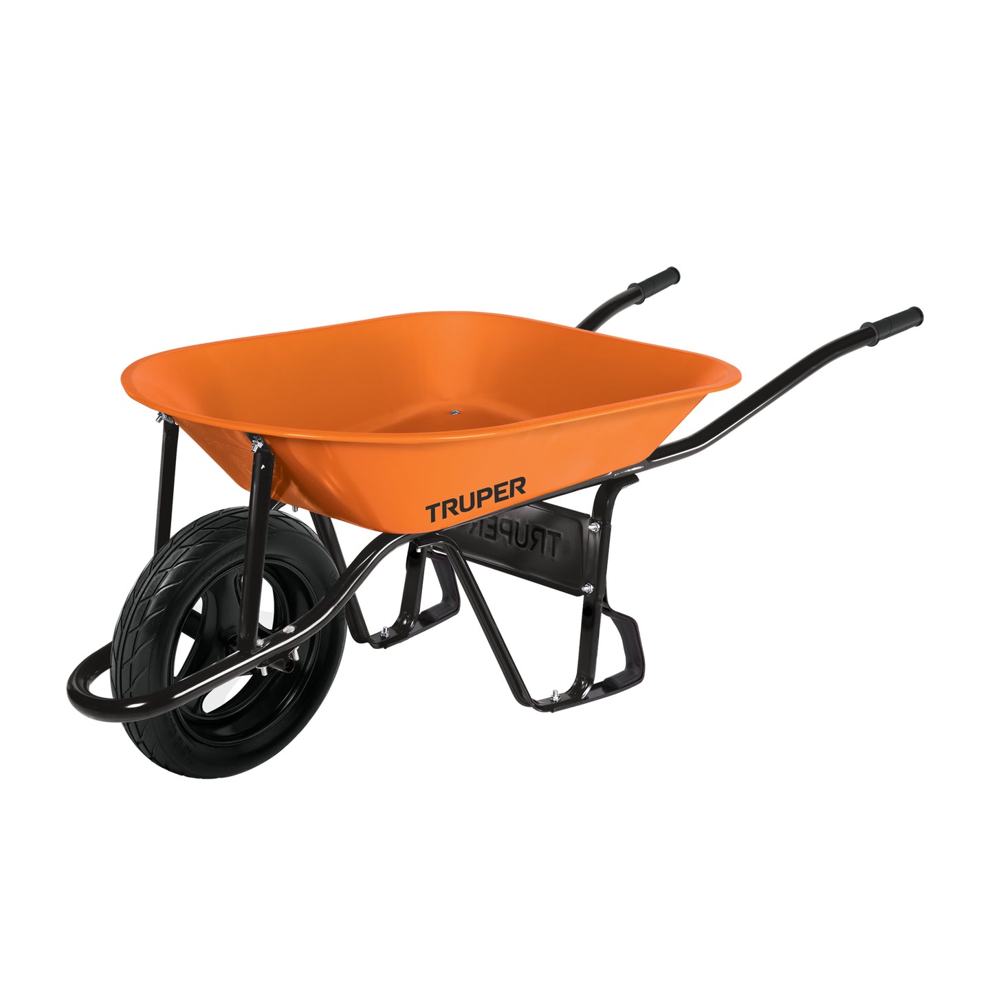 CAT-45FF Carretilla 4.5 ft3 Imponchable, bastidor tubular, Truper