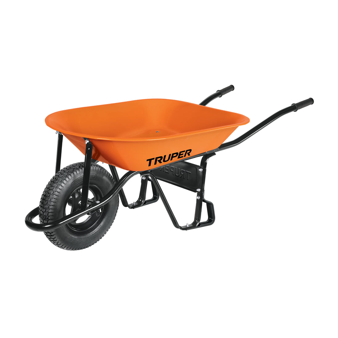 CAT-45ND Carretilla 4.5 ft3 Neumática, bastidor tubular, Truper
