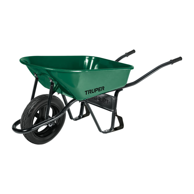 CAT-55FF Carretilla 4.75 ft3 Imponchable, bastidor tubular, Truper