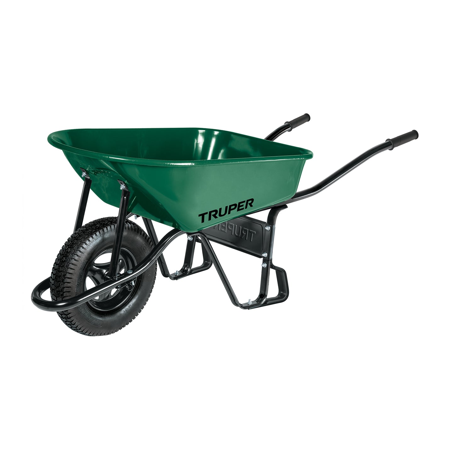 CAT-55ND Carretilla 4.75 ft3 angosta, neumática, tubular, TRUPER