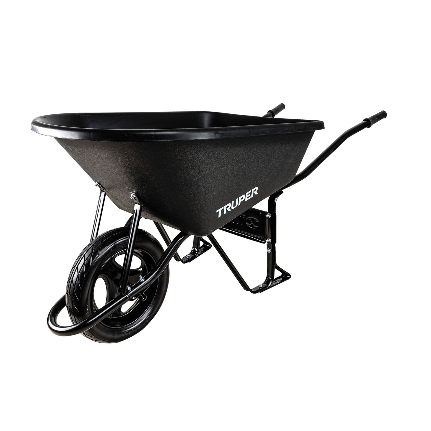 CAT-60PL-FF Carretilla concha plástica 6 ft Imponchable b/tubular,Truper