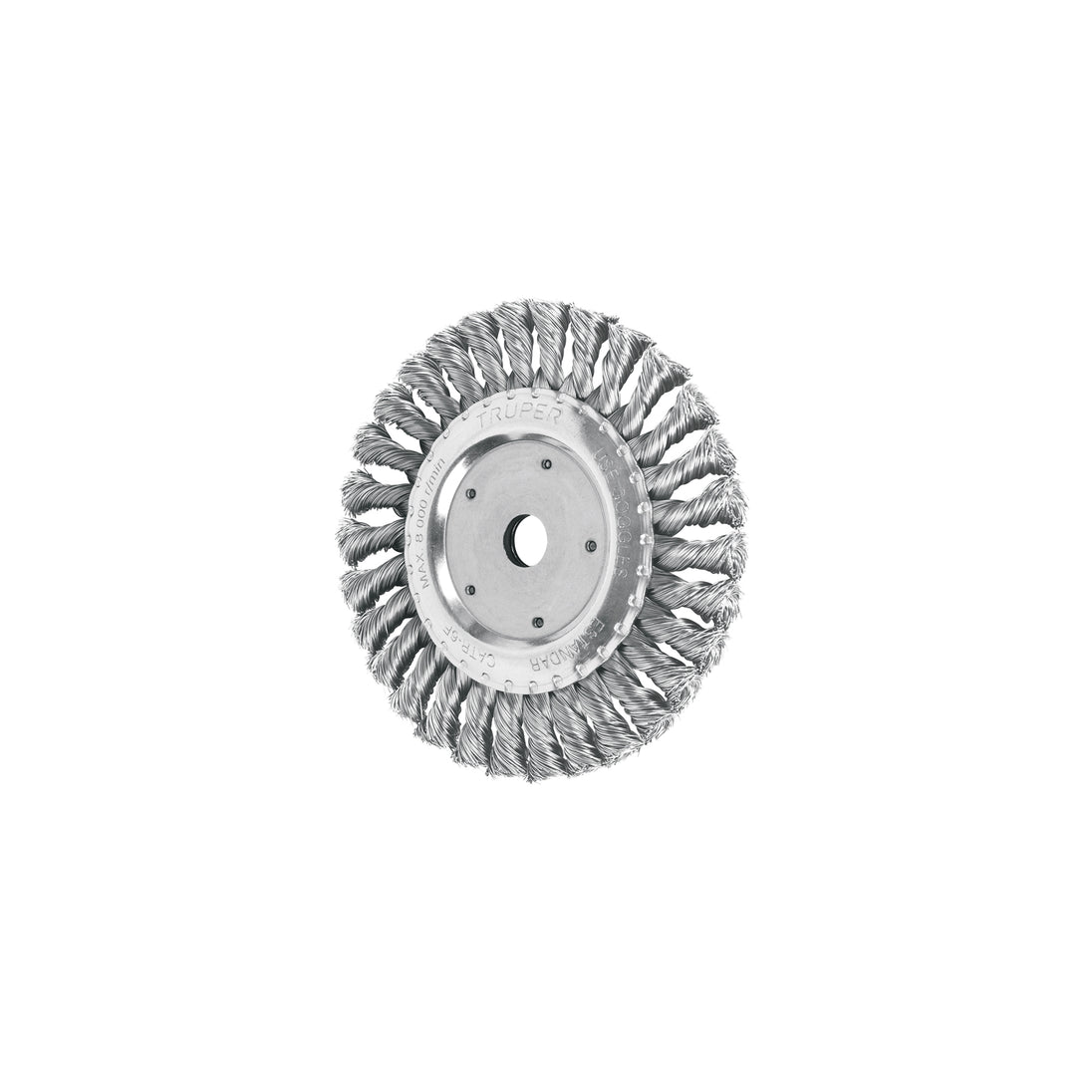 CATR-6F Carda trenzado fino 6" x 5/8" para esmeril, Truper