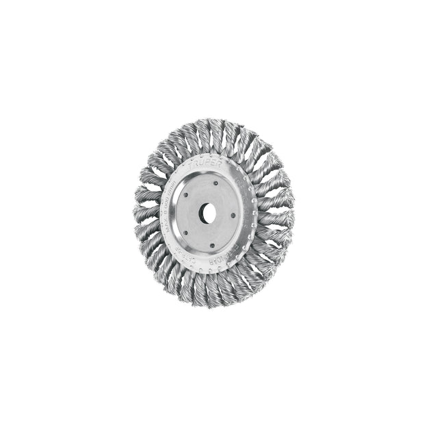 CATR-6F Carda trenzado fino 6" x 5/8" para esmeril, Truper