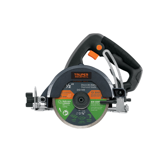 CAZE-4-1/2N Cortadora para azulejos, 4-1/2", 1500W, TRUPER INDUSTRIAL