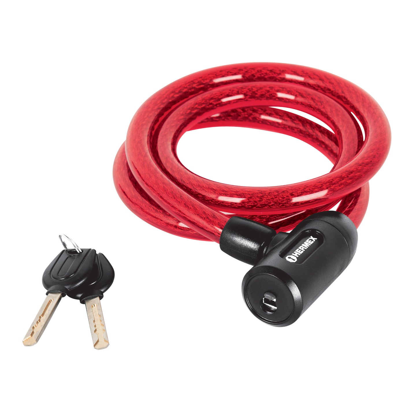 CB-15 Candado de cable con llave, 15mm X 1.20 m, HERMEX