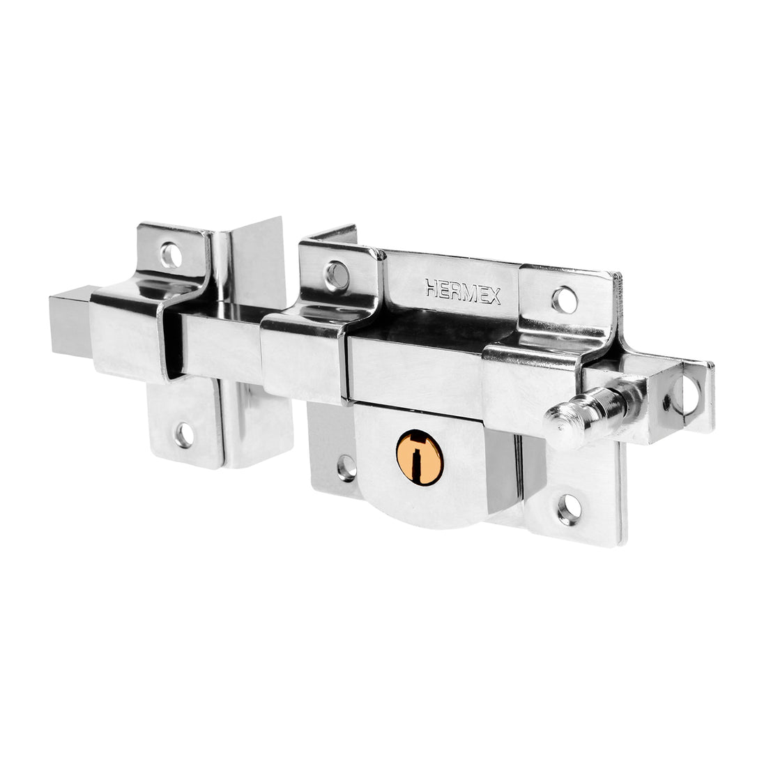 CB-40IB Cerradura de barra fija, izquierda, blíster, HERMEX