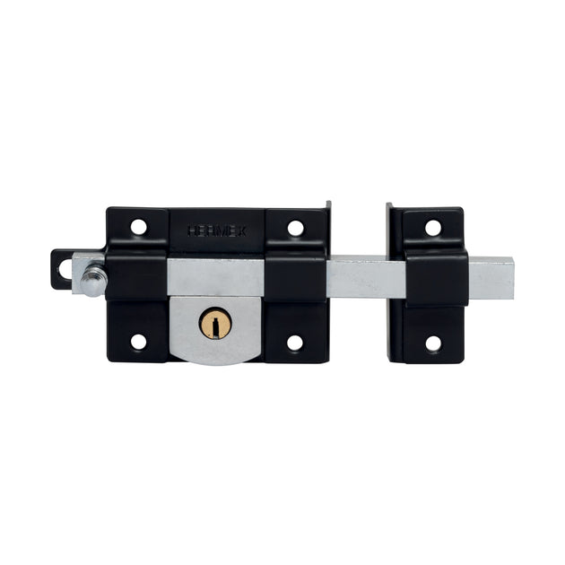 CB-456D Cerradura de barra libre, derecha, negra, HERMEX