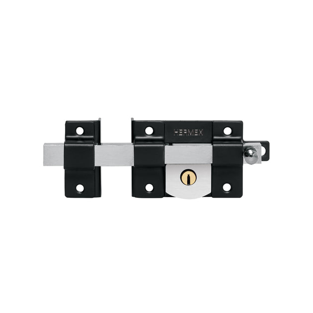 CB-456I Cerradura de barra libre, izquierda, negra HERMEX