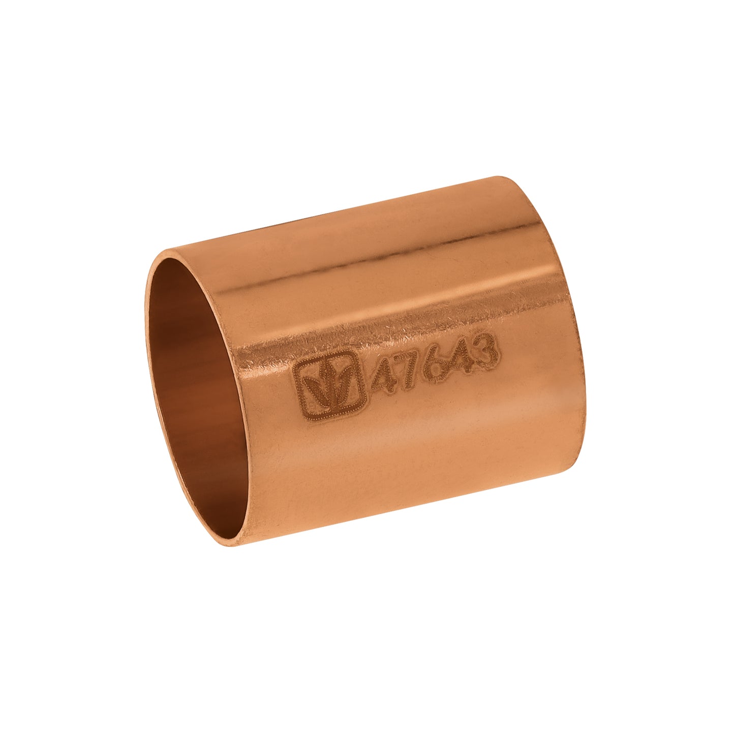 CC-201B Cople de cobre 1/2", sin ranura, FOSET BASIC