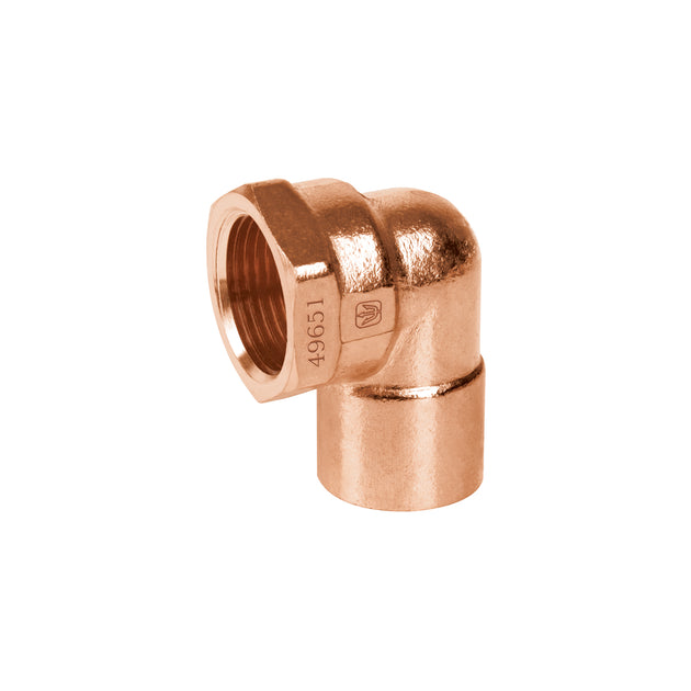CC-502 Codo 90° de cobre, rosca interior 3/4", FOSET