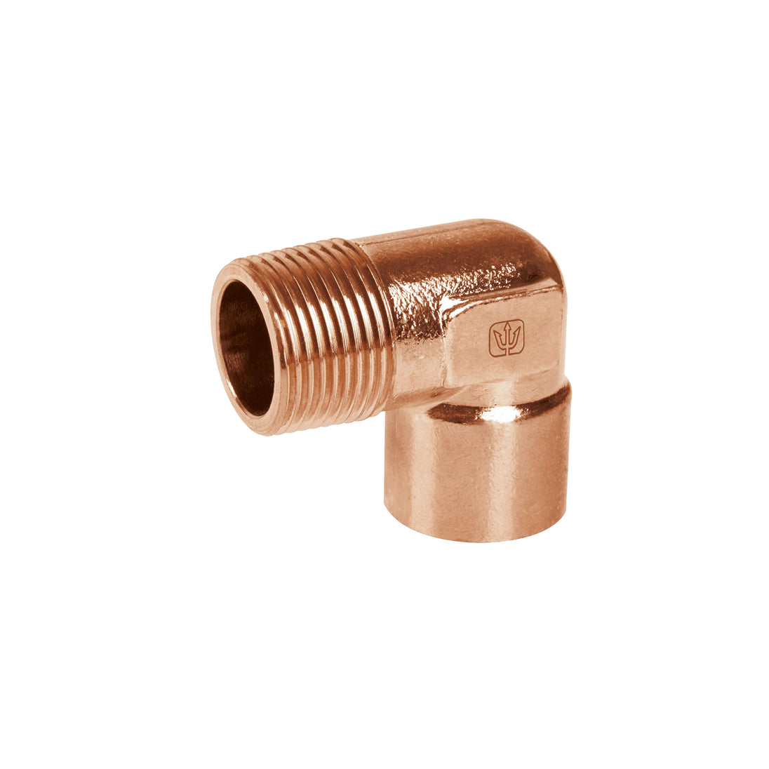 CC-511 Codo 90° de cobre, rosca exterior 1/2", FOSET