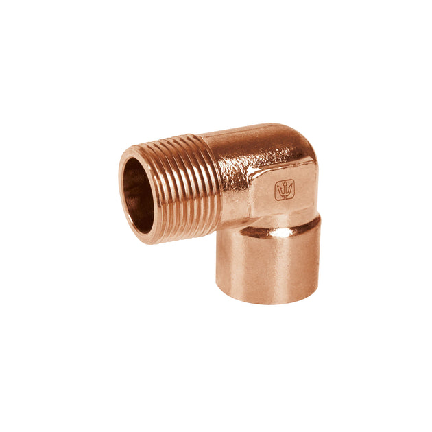 CC-511 Codo 90° de cobre, rosca exterior 1/2", FOSET