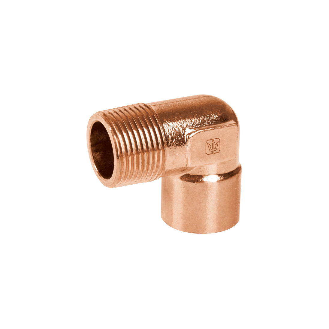 CC-512 Codo 90° de cobre, rosca exterior 3/4", FOSET