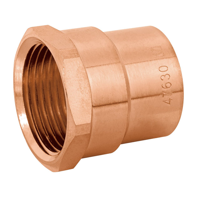 CC-603B Conector de cobre de rosca interior 1", FOSET BASIC
