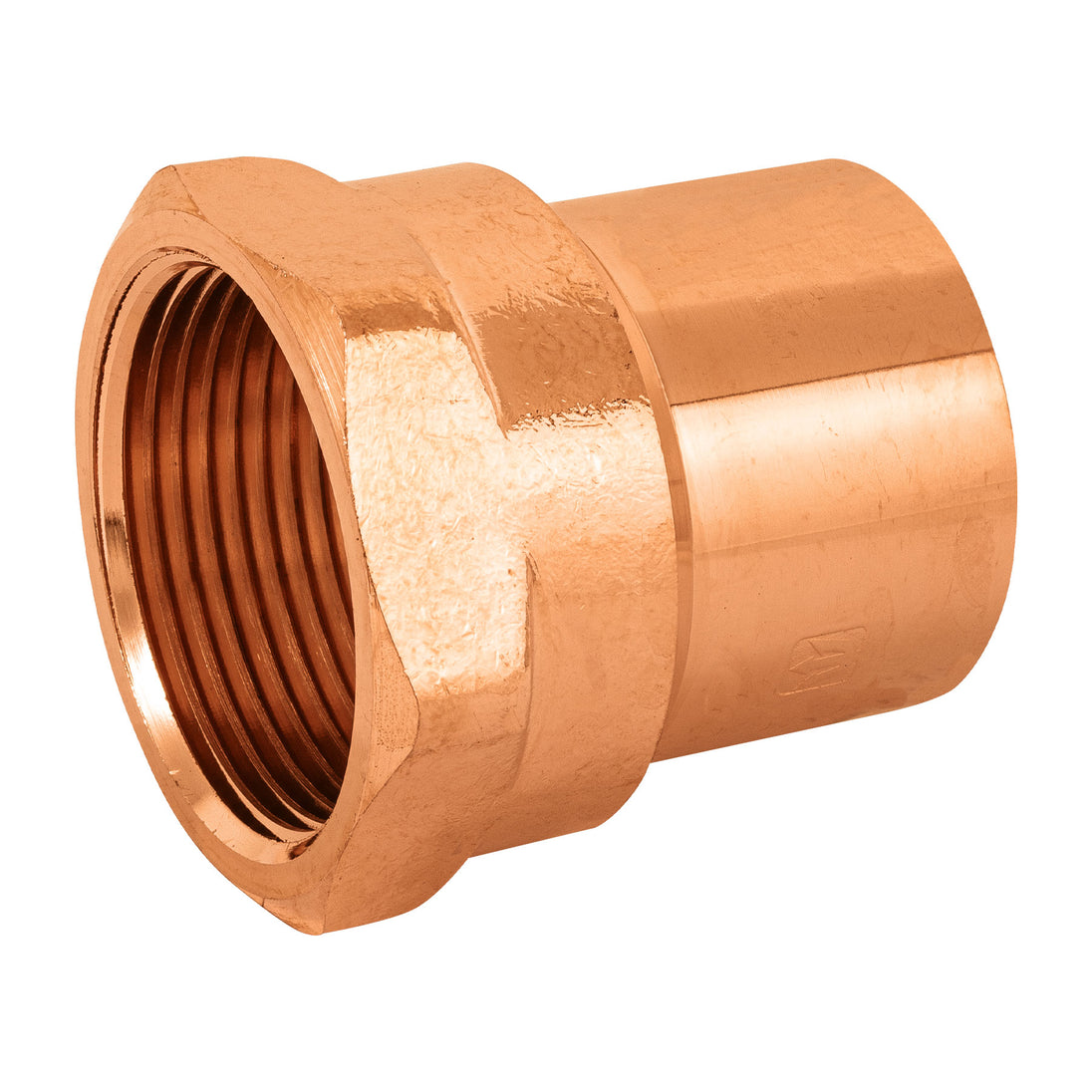 CC-604 Conector de cobre, rosca interior 1-1/4", FOSET