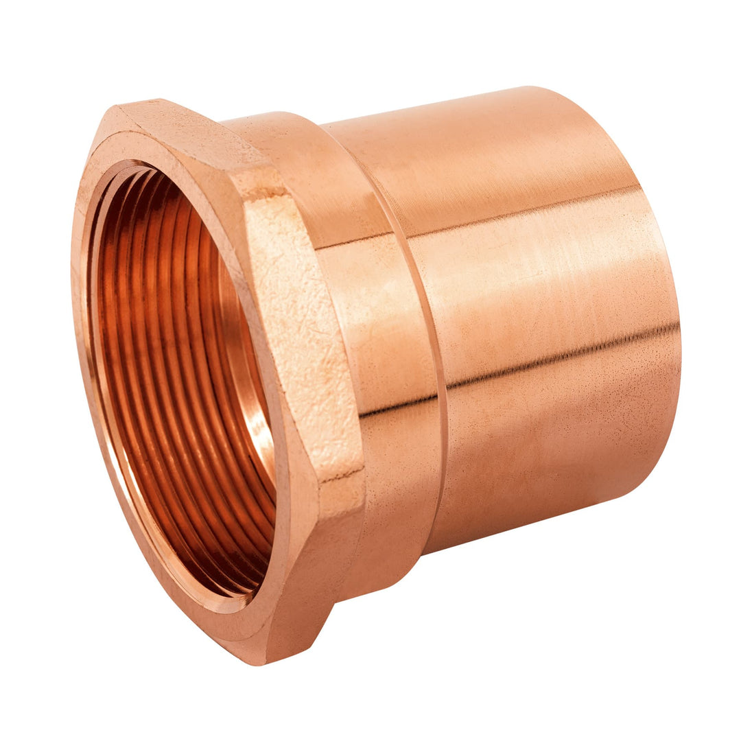 CC-606 Conector de cobre, rosca interior 2", FOSET